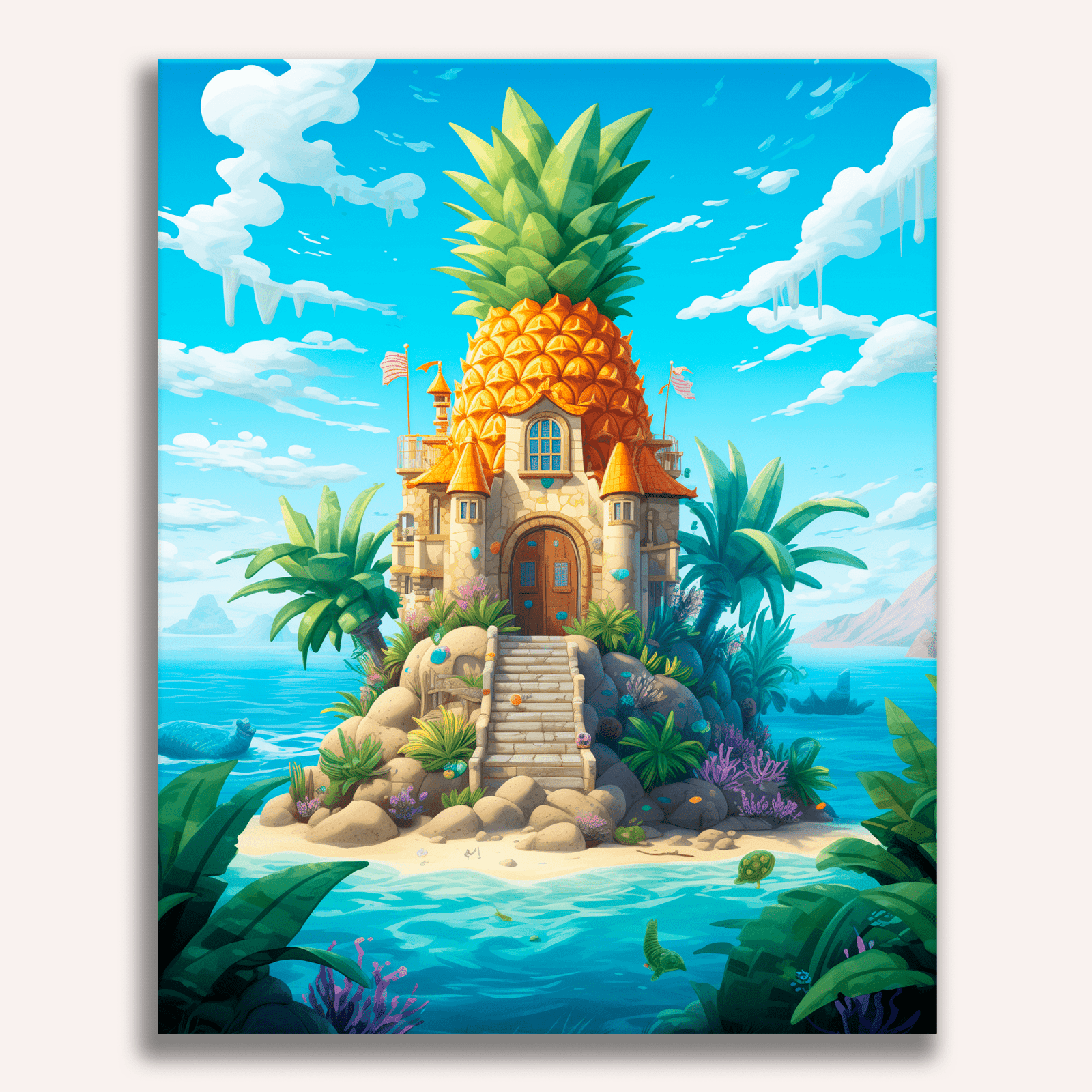 Ananas över havet