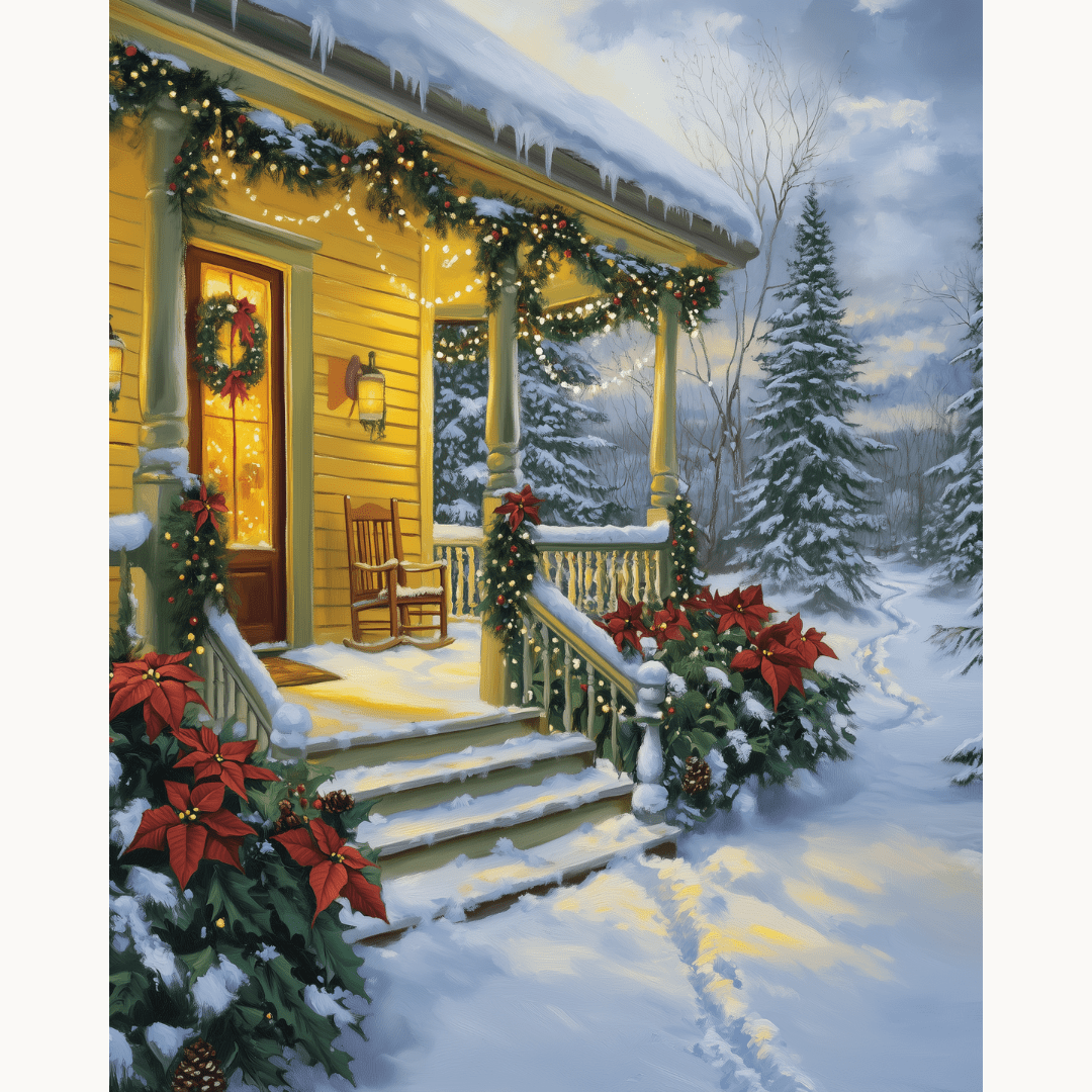 Snöig Veranda