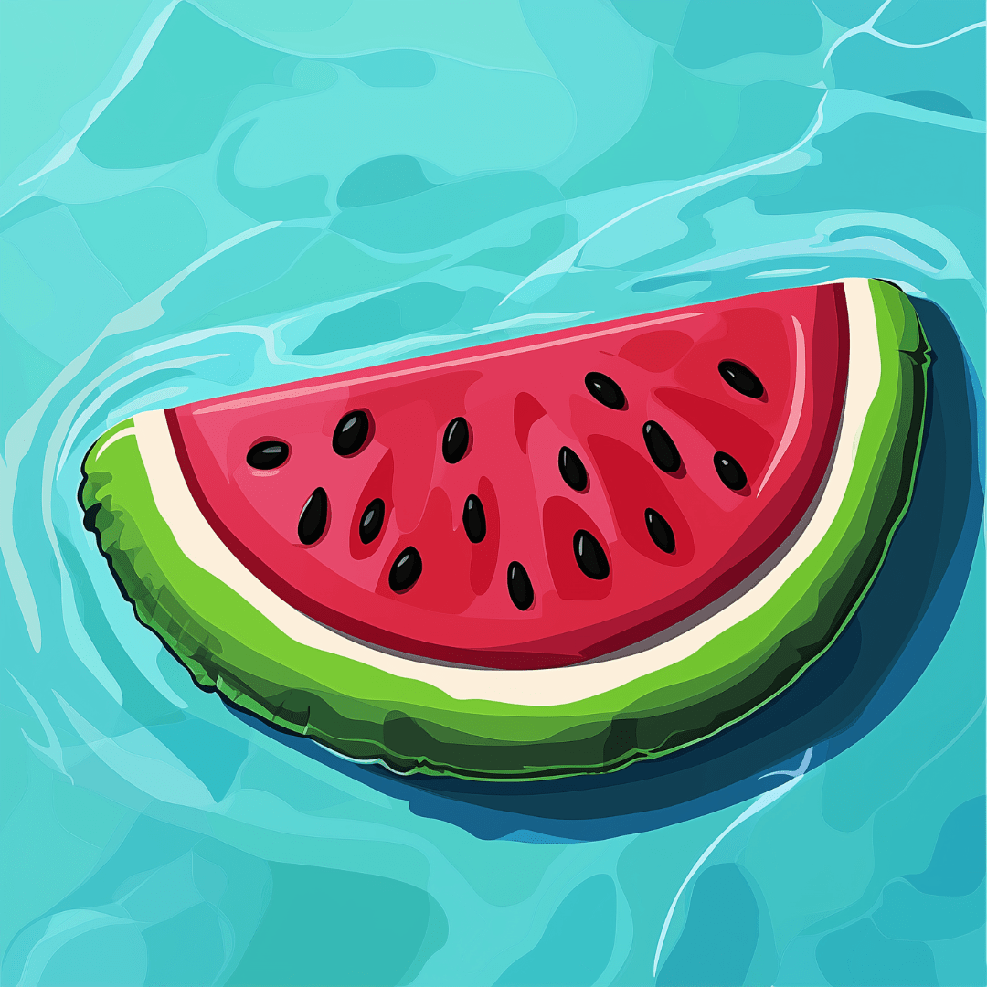 Vattenmelon Flyta